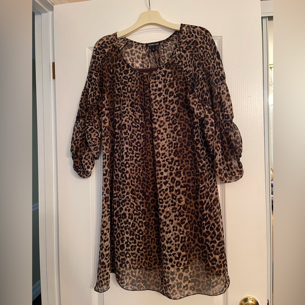 Animal print dress